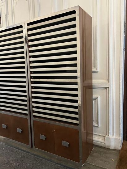 Set of 2 document storage units, series of...