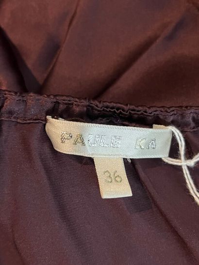 PAULE KA 
2 pièces
top en soie couleur aubergine
deux...
