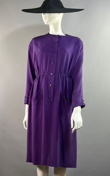 JEAN LOUIS SCHERRER Boutique - Robe en crêpe...