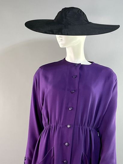 JEAN LOUIS SCHERRER Boutique - Robe en crêpe...