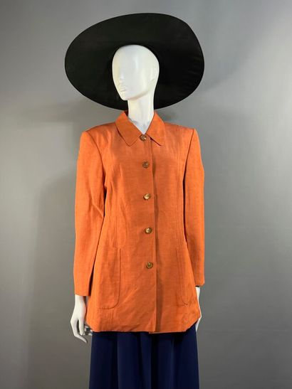 CERRUTI 1881 - Années 90 - Veste longue.

En...