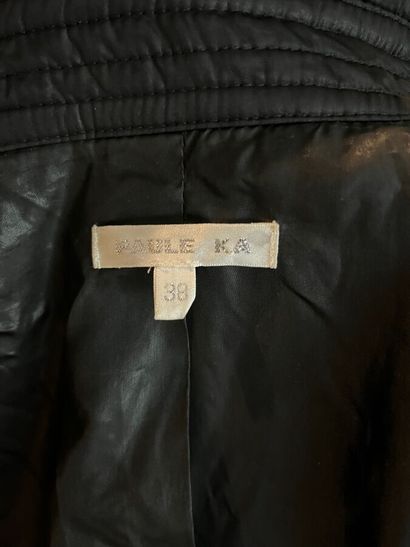 PAULE KA 
2 piéces 
trench noir en toile...