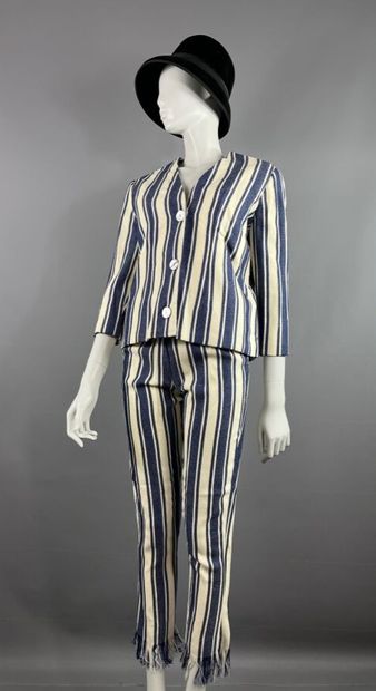 Ensemble pantalon Capri frangé - Vers 1960...