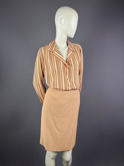 ROCHAS / CERRUTI 1881 - Blouse en soie et...