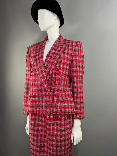 CERRUTI 1881 - Années 80 - Ensemble tailleur.

En...
