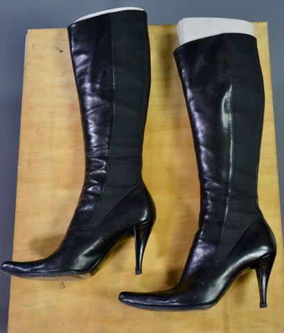 YVES-SAINT-LAURENT Rive gauche - Bottes à...