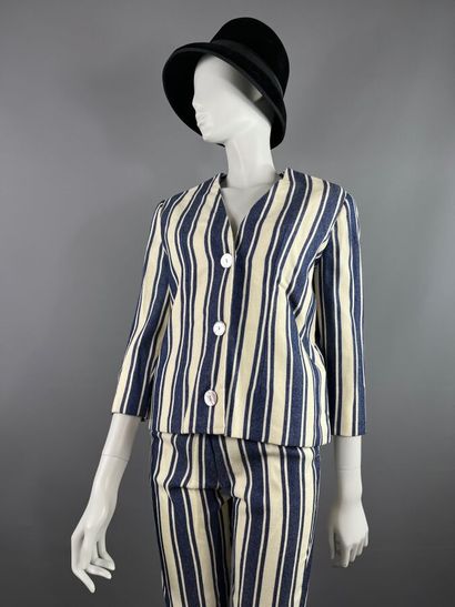 Ensemble pantalon Capri frangé - Vers 1960...