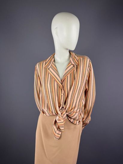 ROCHAS / CERRUTI 1881 - Blouse en soie et...