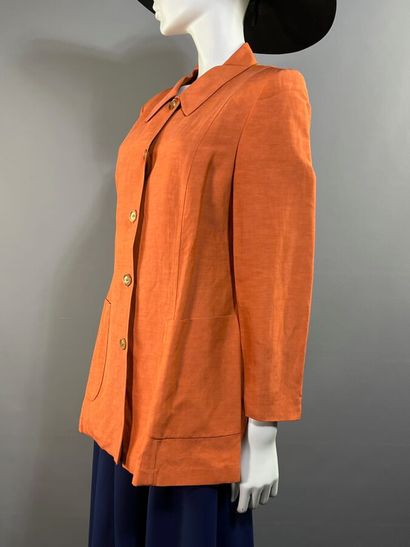 CERRUTI 1881 - Années 90 - Veste longue.

En...