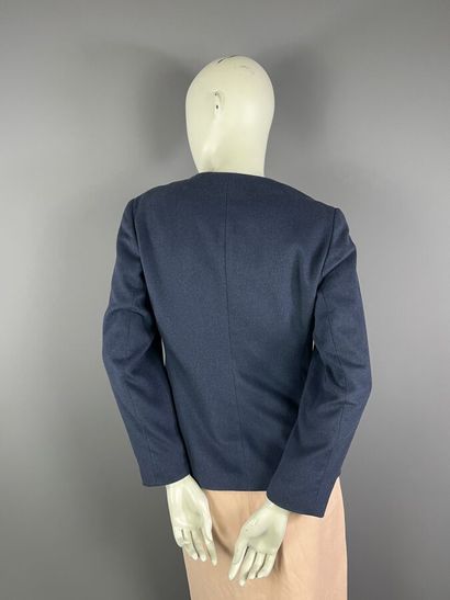 CERRUTI 1881 - veste en laine bleu gris -...