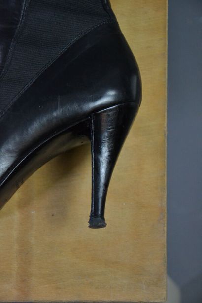 YVES-SAINT-LAURENT Rive gauche - Bottes à...