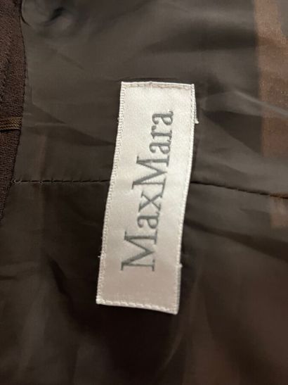 MAX MARA - Tailleur jupe en crêpe de laine...