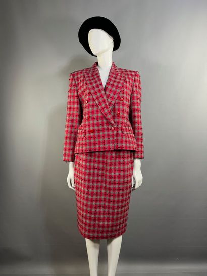 CERRUTI 1881 - Années 80 - Ensemble tailleur.

En...