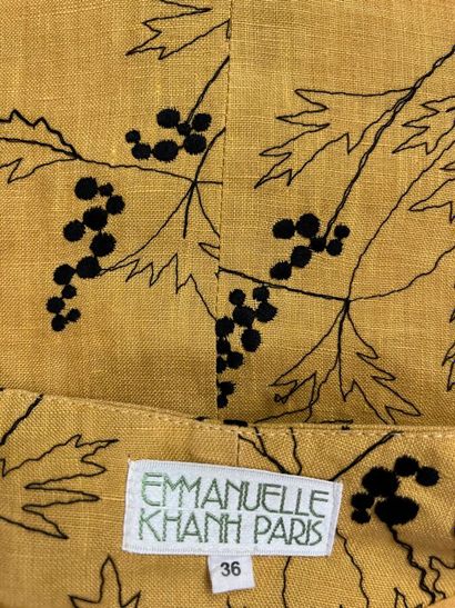 EMMANUELLE KHANH - ensemble d'été 3 pièces.

Taillé...