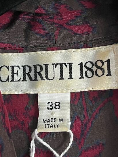 CERRUTI 1881 - Années 80 - Blouse.

Taillée...
