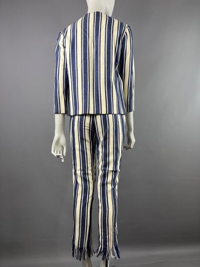 Ensemble pantalon Capri frangé - Vers 1960...