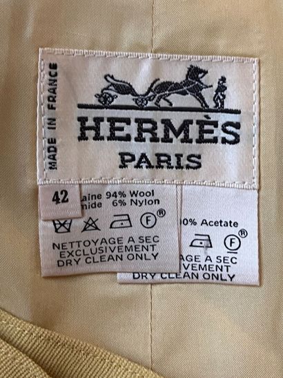 HERMÈS Paris - Années 80 - Jupe.

En laine...