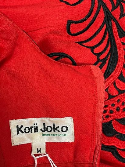 KORII JOKO -Années 90 - Robe cocktail.

Taillée...