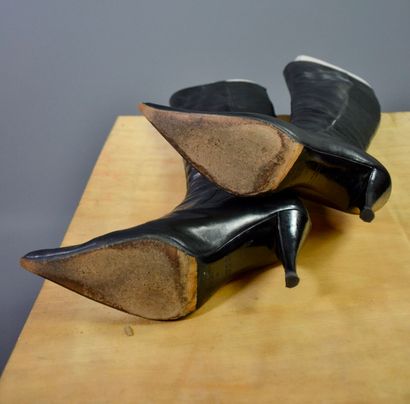 YVES-SAINT-LAURENT Rive gauche - Bottes à...