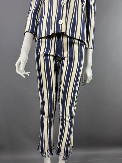 Ensemble pantalon Capri frangé - Vers 1960...