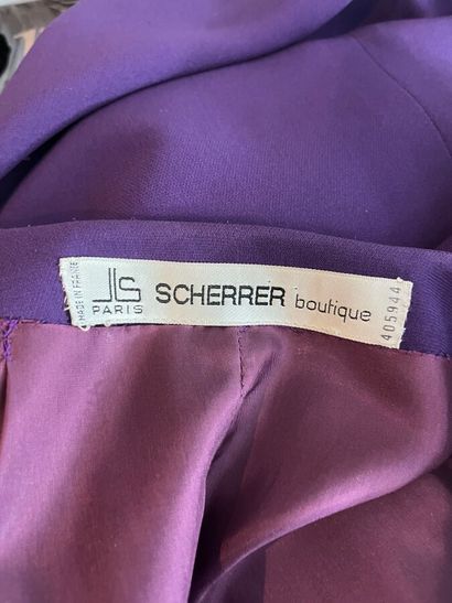 JEAN LOUIS SCHERRER Boutique - Robe en crêpe...