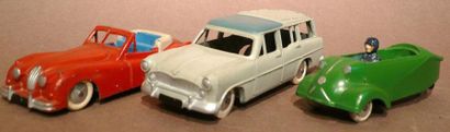 QUIRALU
Simca Marly, grise B Jaguar XK 140,...