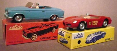 SOLIDO
Peugeot 403 cabriolet, bleu (Bb) Ferrari...