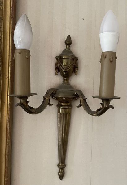 Paire d'appliques de style Louis XVI
Hauteur...
