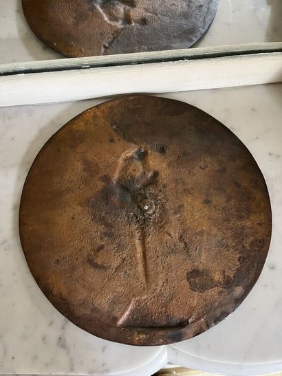 Ecole Moderne 
Médaille en bronze patiné...