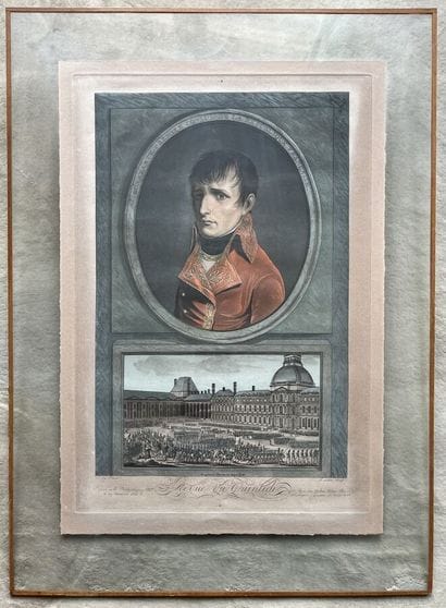 Gravure Napoléon 
(Insolé)
Dimensions : 38...
