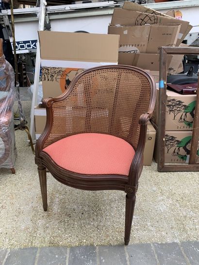 Fauteuil de bureau de style Louis XVI en...