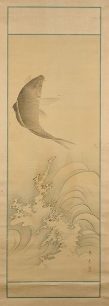 JAPON - Epoque MEIJI (1868 - 1912)
Encre...