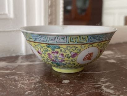 Coupe asiatique en porcelaine polychrome
Hauteur...