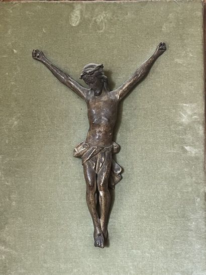 Christ en bois sculpté polychrome
XVIIIe...