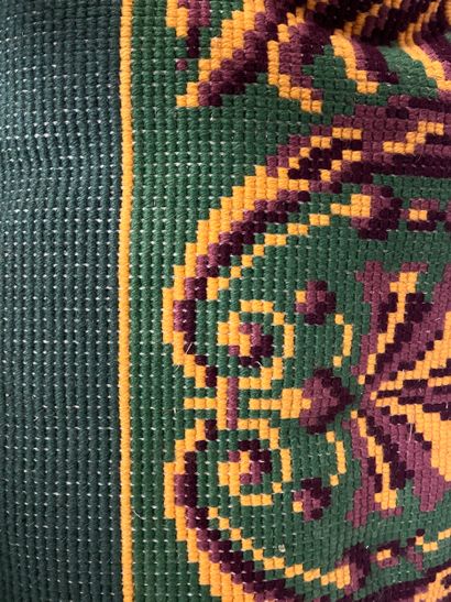 Lot de deux tapis en laine (travail mode...