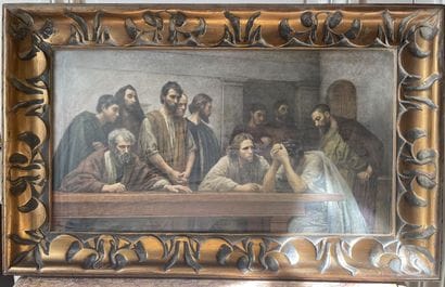 Cadre en stuc 
27 x 50 cm (à vue intérieur)

Tous...