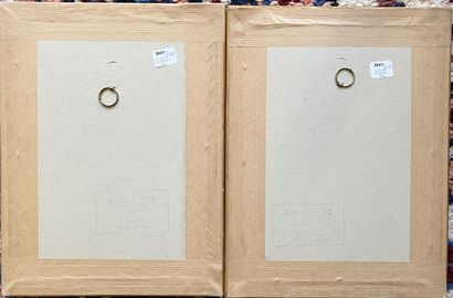 Deux gravures Venise
Dimensions : 12 x 7,5...
