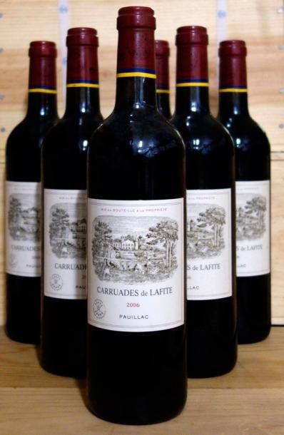 6 Bouteilles CARRUADES DE LAFITE 2006 - ...