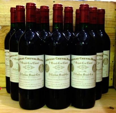 12 Bouteilles Château CHEVAL BLANC 1994 -...