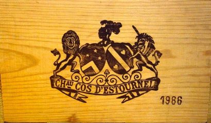 6 Magnums Château COS D'ESTOURNEL 1986 -...