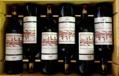 12 Bouteilles Château COS D'ESTOURNEL 1989...