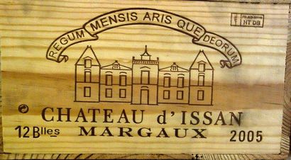12 Bouteilles Château D'ISSAN 2005 - Margaux...
