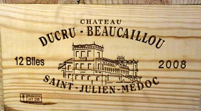 12 Bouteilles Château DUCRU BEAUCAILLOU 2008...