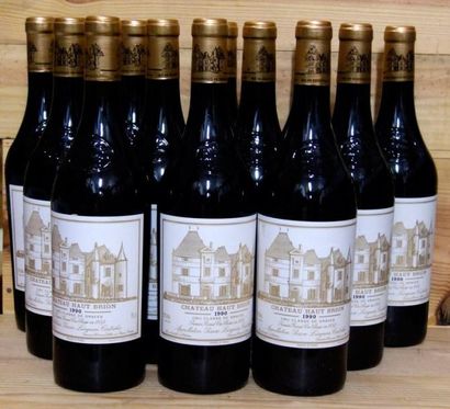 12 Bouteilles Château HAUT BRION 1990 - Pessac...