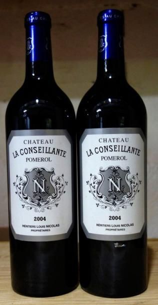 2 Bouteilles Château LA CONSEILLANTE 2004...