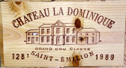 12 Bouteilles Château LA DOMINIQUE 1989 -...