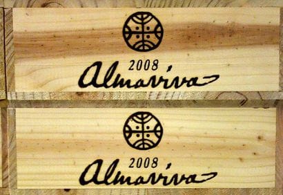 12 Bouteilles ALMAVIVA 2008 - Chili Caisses...