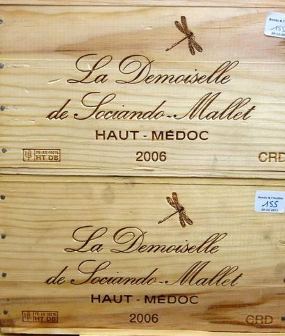 12 Bouteilles LA DEMOISELLE SOCIANDO MALLET...