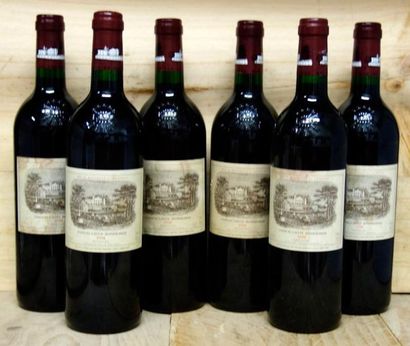 6 Bouteilles Château LAFITE ROTHSCHILD 1998...