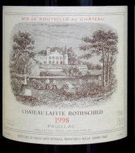 12 Bouteilles Château LAFITE ROTHSCHILD 1998...